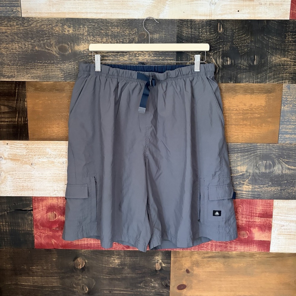 Vintage Nike ACG Shorts XXL Mens Gray Cargo Utility Climber Wide XXL